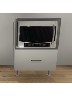 Microwave Cabinet with Base